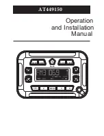 Предварительный просмотр 1 страницы Magnadyne AT449150 Operation And Installation Manual