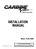 Magnadyne Carbine PLUS-3000 Installation Manual preview