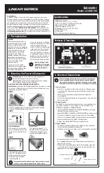 Preview for 1 page of Magnadyne Linear LS-SUB-100 Quick Start Manual