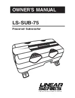 Preview for 1 page of Magnadyne Linear Series LS-SUB-75 Owner'S Manual