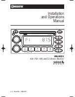 Magnadyne M9900CDS Installation And Operation Manual предпросмотр