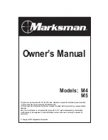 Preview for 1 page of Magnadyne Marksman M4 Owner'S Manual