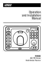 Magnadyne RV4500 Operation And Installation Manual preview