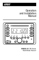 Предварительный просмотр 1 страницы Magnadyne RV5070 Operation And Installation Manual