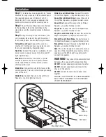 Предварительный просмотр 25 страницы Magnadyne Sirius M9900DVDS Installation And Operation Manual