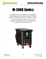 Magnaflux M-2040 Series Installation Manual preview