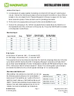 Предварительный просмотр 3 страницы Magnaflux MD-2030 Series Installation Manual