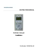 Preview for 1 page of Magnamed VentMeter Instruction Manual