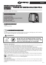 Предварительный просмотр 21 страницы Magnani MI-HA-TST01-B Series User Manual