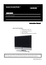 Preview for 1 page of Magnasonic 26604MHD Instruction Manual