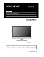 Preview for 1 page of Magnasonic 32612MHD Instruction Manual