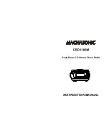 Magnasonic CRD1180M Instruction Manual preview