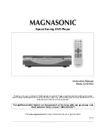 Magnasonic DVD816B Instruction Manual preview