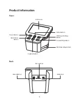 Preview for 5 page of Magnasonic FS71 User Manual