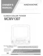 Magnasonic MCMV1307 Owner'S Manual preview