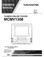 Magnasonic MCMV1308 Owner'S Manual preview