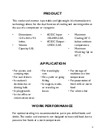 Preview for 3 page of Magnasonic MF50 User Manual