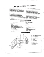 Предварительный просмотр 8 страницы Magnasonic MMW5735-1 Owner'S Manual