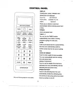 Предварительный просмотр 9 страницы Magnasonic MMW6101 Owner'S Manual