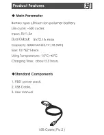 Preview for 2 page of Magnasonic PB51 User Manual