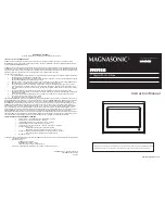 Magnasonic PF0701M Instruction Manual preview