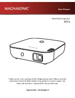 Magnasonic PP72 User Manual preview