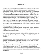 Preview for 15 page of Magnasonic PP72 User Manual