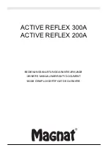 Preview for 1 page of Magnat Audio ACTIVE REFLEX 200A Owner'S Manual/Warranty Document