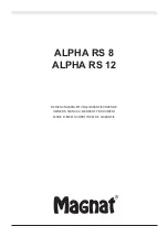 Magnat Audio ALPHA RS 8 Owner'S Manual/Warranty Document preview