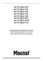 Magnat Audio Car Fit Style 216 Owner'S Manual preview