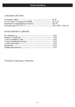 Preview for 14 page of Magnat Audio DVS 4232 Important Notes For Installation & Warranty Card