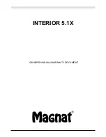 Предварительный просмотр 1 страницы Magnat Audio Interior 5.1x Owner'S Manual/Warranty Document