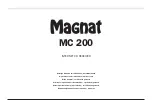 Magnat Audio MC 200 Important Notes For Installation & Warranty Card preview