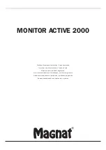 Magnat Audio MONITOR ACTIVE 2000 Important Notes For Installation & Warranty Card preview