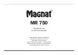 Preview for 1 page of Magnat Audio MR 750 Important Notes For Installation & Warranty Card