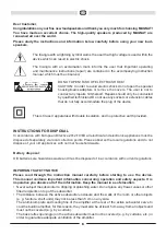 Предварительный просмотр 8 страницы Magnat Audio OMEGA CS 12 Owner'S Manual/Warranty Document