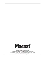 Preview for 44 page of Magnat Audio OMEGA SUB 20A Owner'S Manual