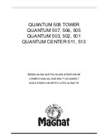 Preview for 1 page of Magnat Audio QUANTUM 508 TOWER Owner'S Manual