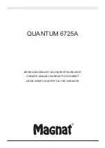 Magnat Audio QUANTUM 6725A Owner'S Manual/Warranty Document preview