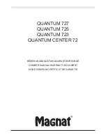 Magnat Audio QUANTUM 727 Owner'S Manual preview