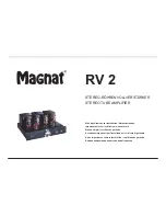 Preview for 1 page of Magnat Audio RV 2 Installation Notes