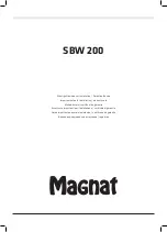 Preview for 1 page of Magnat Audio SBW 200 Important Notes For Installation & Warranty Card