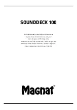 Magnat Audio SOUNDDECK 100 Important Notes For Installation & Warranty Card предпросмотр