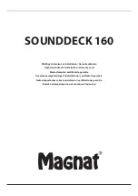 Magnat Audio SOUNDDECK 160 Important Notes For Installation & Warranty Card preview