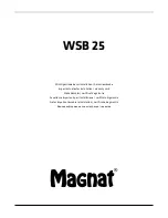 Magnat Audio WSB 25 Important Notes For Installation & Warranty Card preview