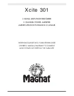 Preview for 1 page of Magnat Audio Xcite 301 Bedienungsanleitung