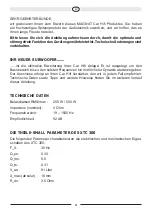 Preview for 4 page of Magnat Audio XTC 300 Owner'S Manual