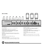 Предварительный просмотр 4 страницы Magnatone SUPER FIFTY-NINE User Manual