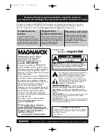 Preview for 2 page of Magnavox 13MC3206 - Tv/dvd Combination Guía Del Usuario