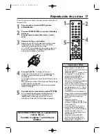 Preview for 17 page of Magnavox 13MC3206 - Tv/dvd Combination Guía Del Usuario